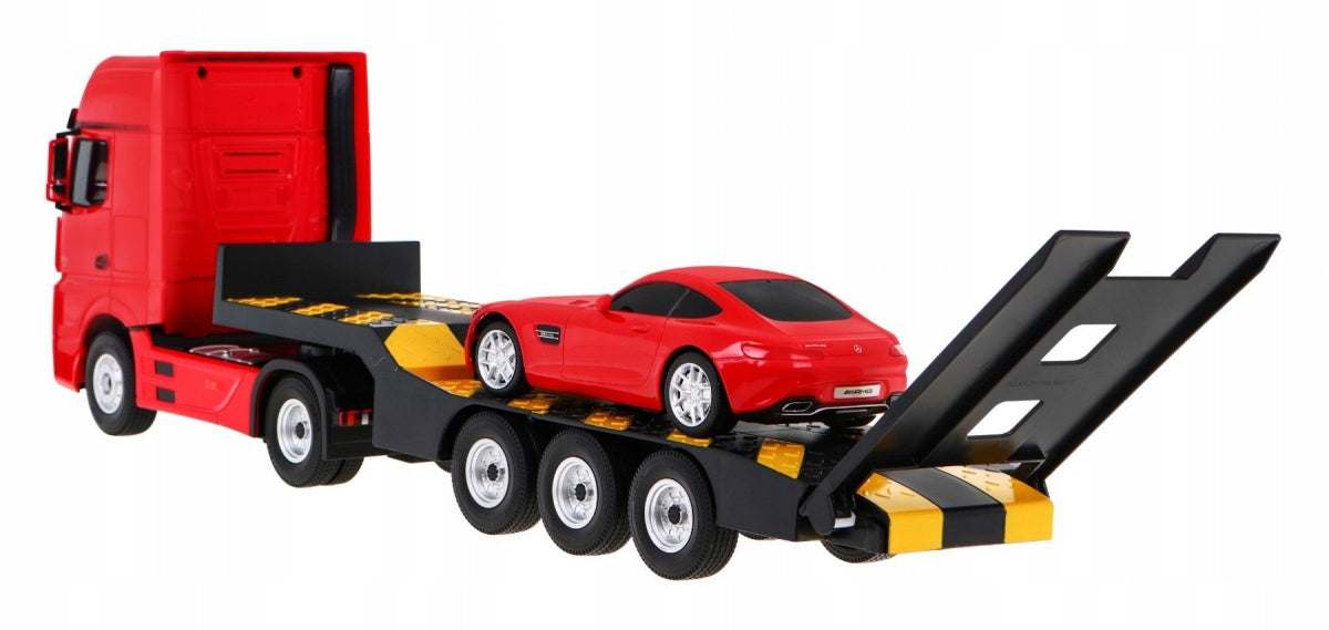 Mercedes Benz Actros R/C Car with 1:26 Mercedes Benz Semi-trailer Packaging status original