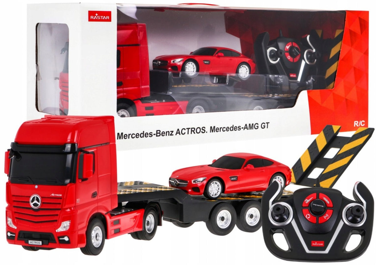 Mercedes Benz Actros R/C Car with 1:26 Mercedes Benz Semi-trailer