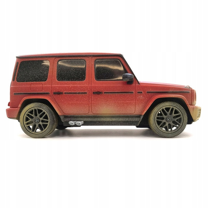 Mercedes-Benz G63 AMG R/C scale 1:24 Rastar 95800-4 Muddy version car Color red