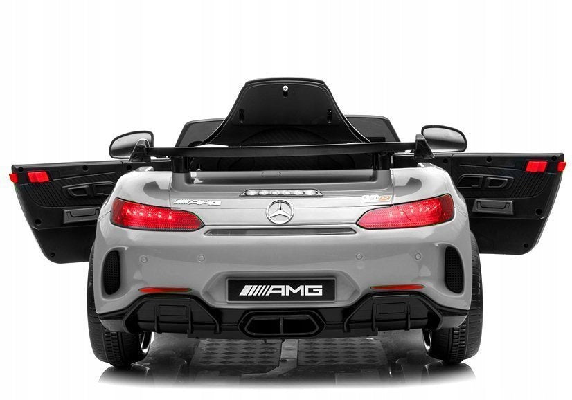 Mercedes GTR Battery Car Silver Lacquered Color silver