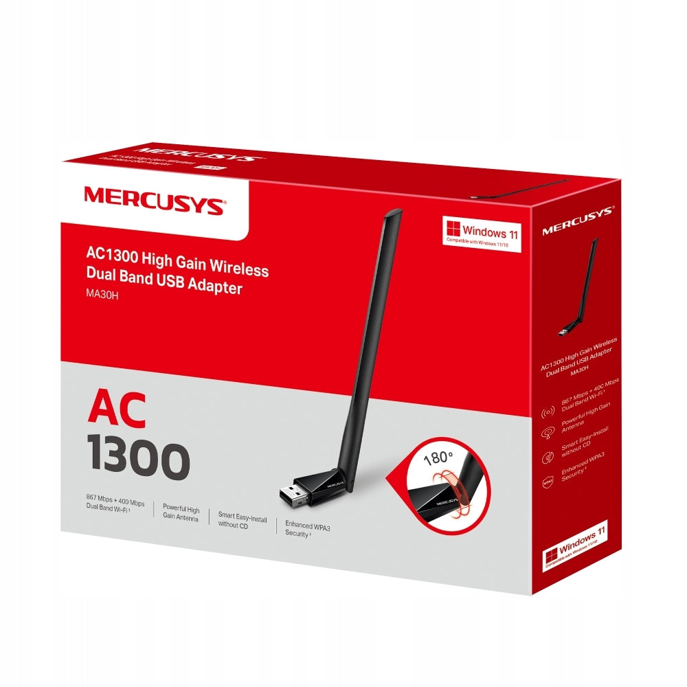 Mercusys MA30H Network Card Interface USB