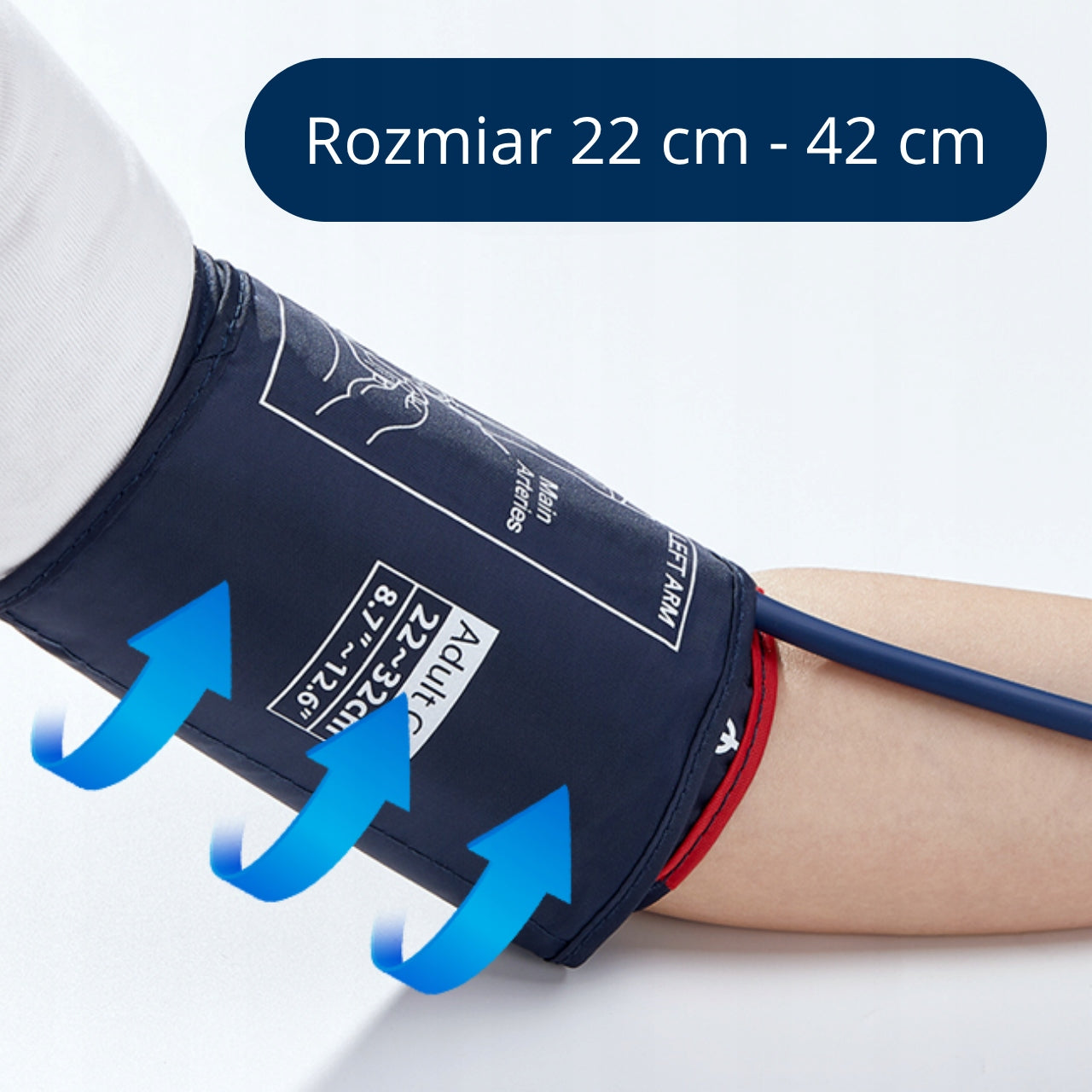 Meriden Cuff for blood pressure monitors 22-42cm Sleeve Wide Large XL Universal