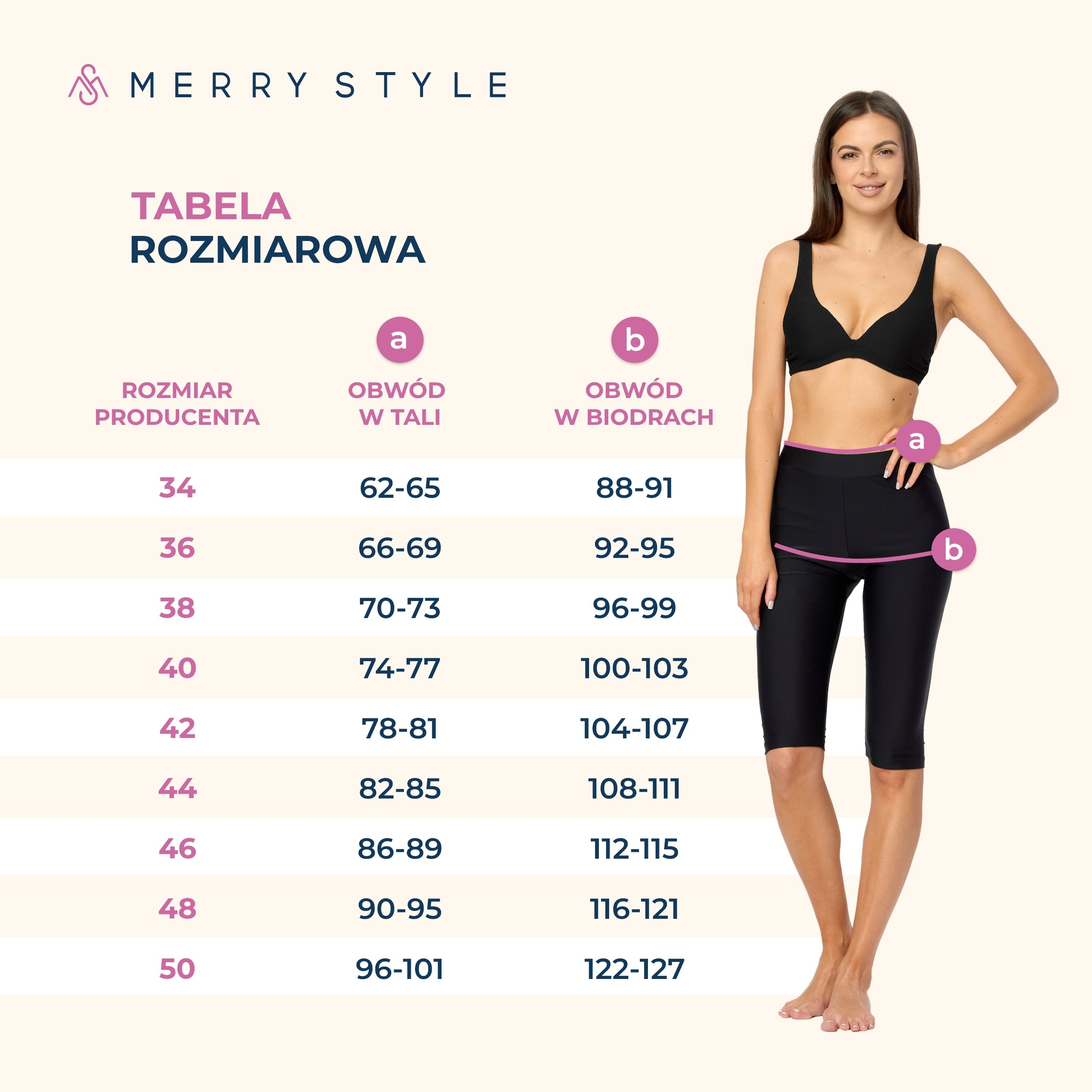 Merry Style Women's Swim Shorts MS-334 Titanium 38 Gender woman