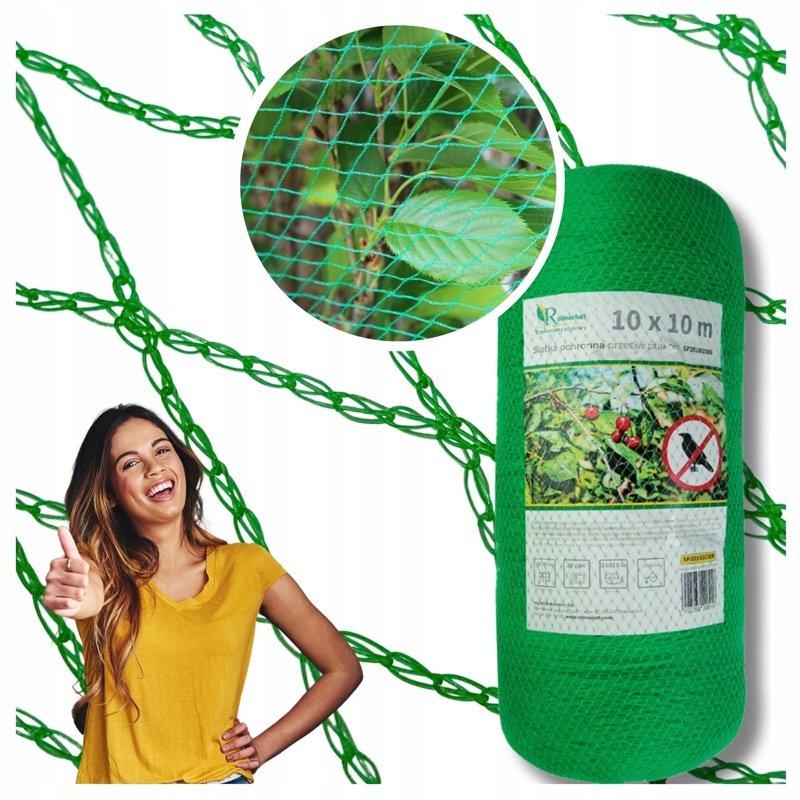 Mesh Birds Starlings Balcony 10x10m For Chicken Coop Tree Thick Weave