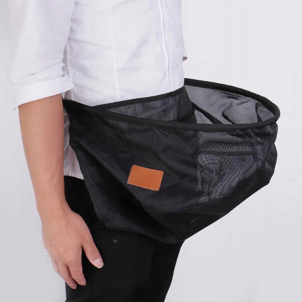 Mesh Bottom Basket Waist Line Tray String Bag for Fly Fishing Line Casting Brand no brand