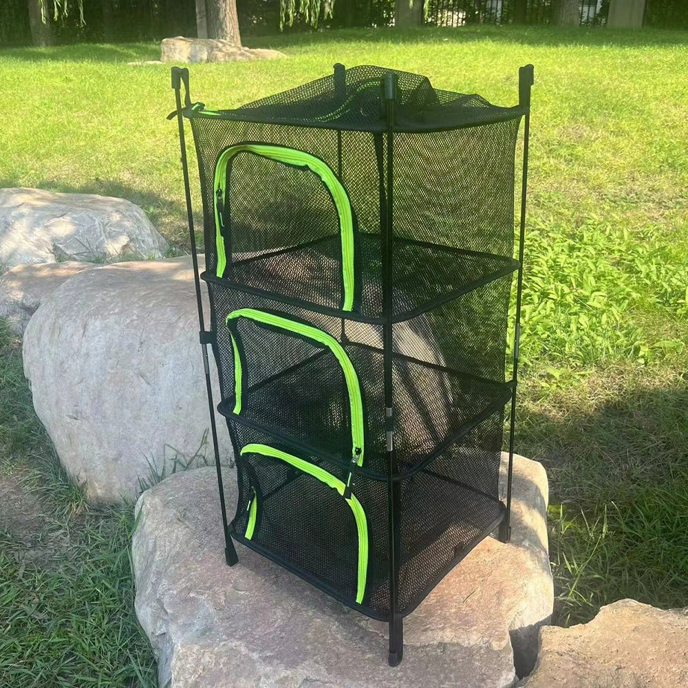 Mesh Dryer Mesh Foldable Adjustable Dust Resistant For Drying Herbs Packaging status original
