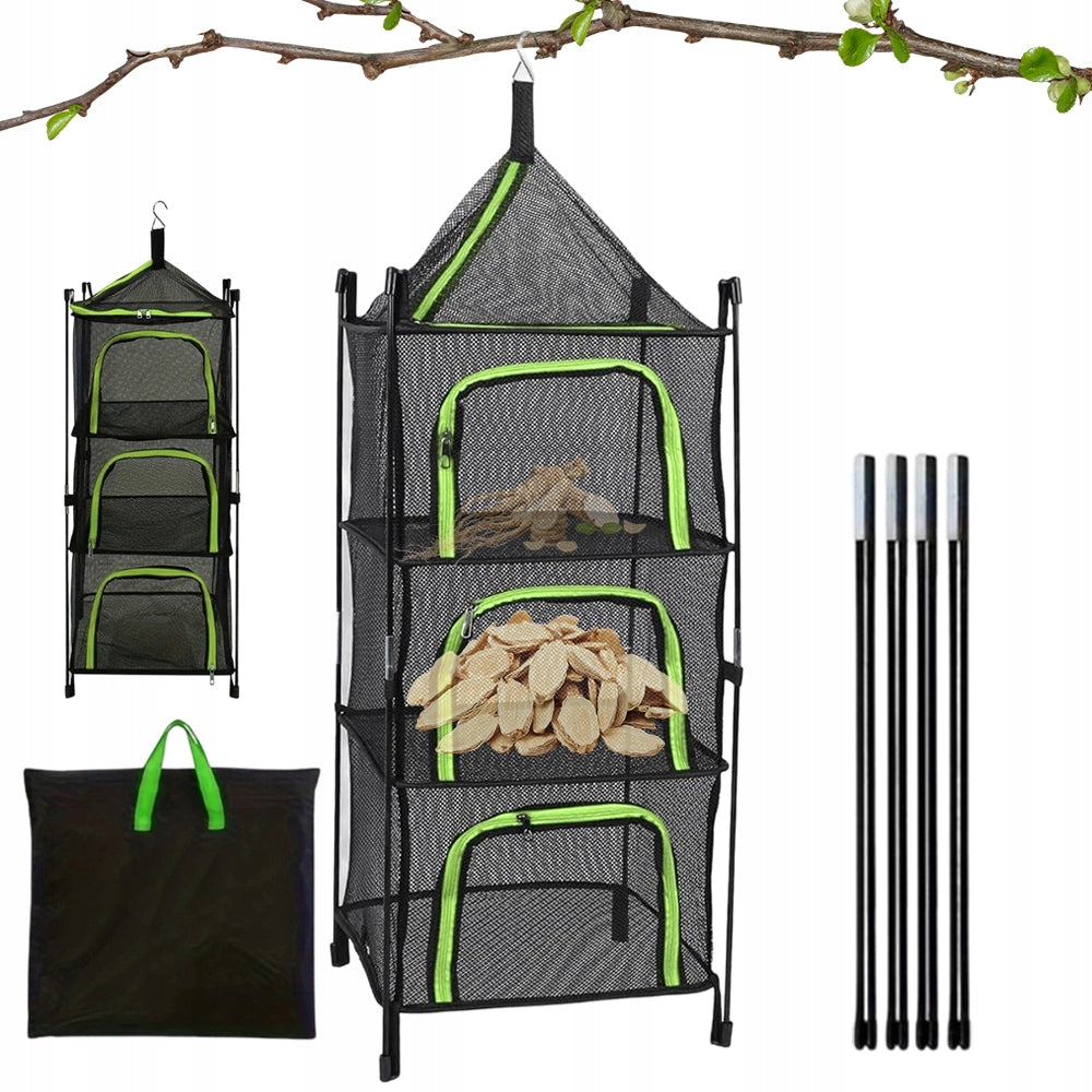 Mesh Dryer Portable Adjustable Breathable For Vegetable Drying
