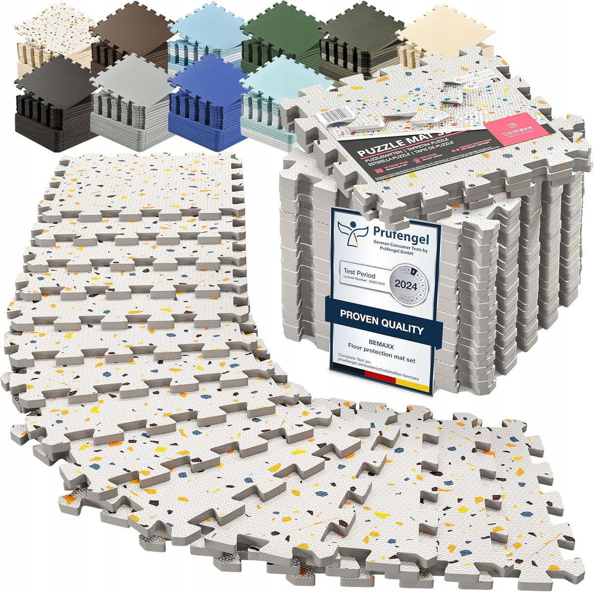 Mesh EVA Foam Floor Mats 18 Pieces Floor Protection
