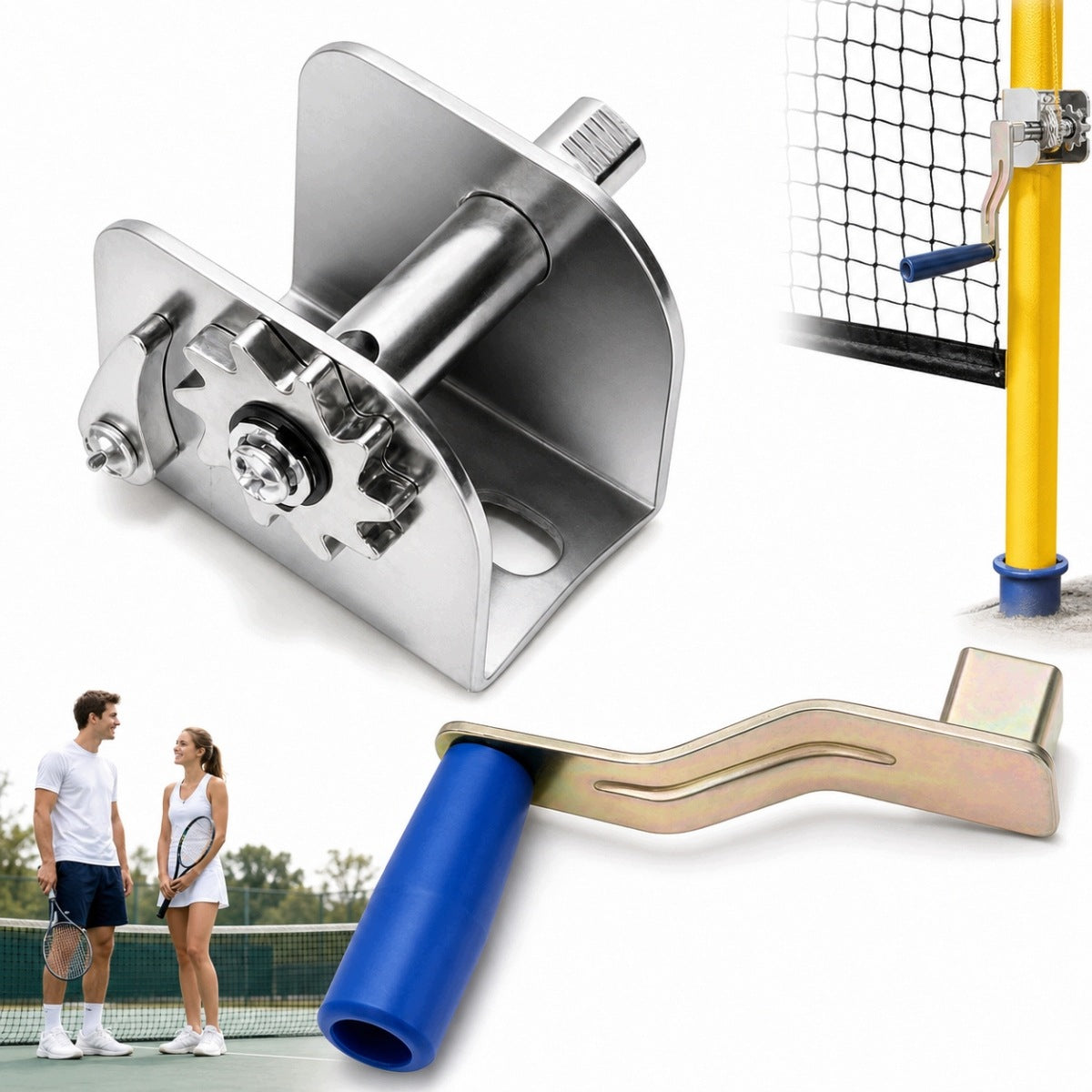 Mesh Tensioner Compact Sports Training Equipment Volleyball Net