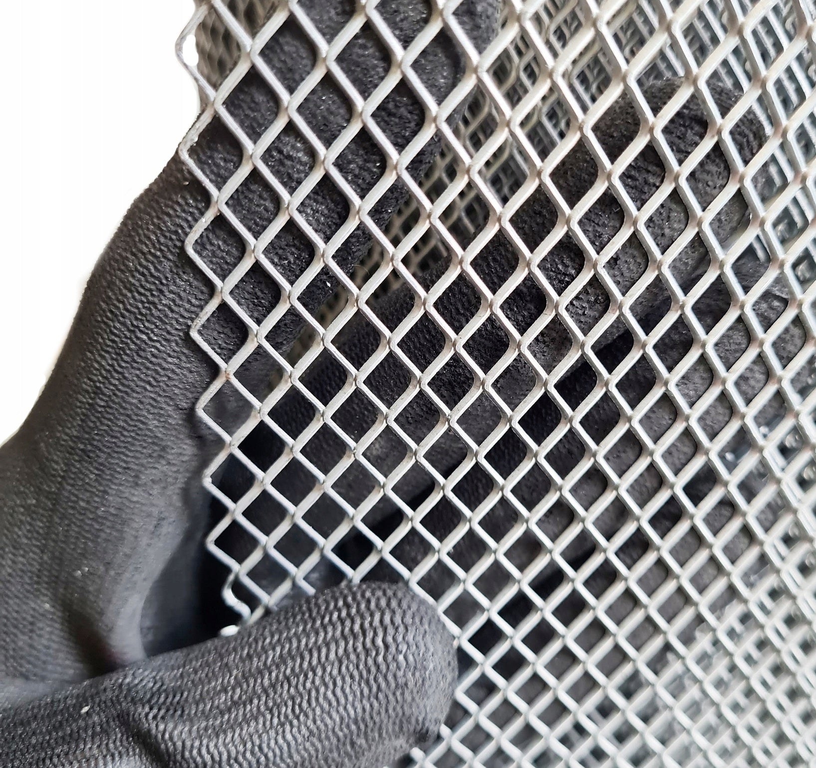 Mesh against rodent pests galvanized eyelet 10x7mm 1mx1mb