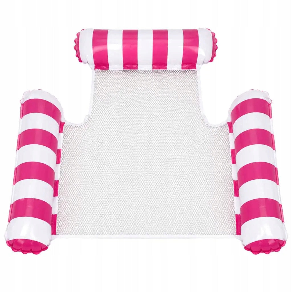 Mesh inflatable swimming chair, pink Ikonka Brand Ikonka