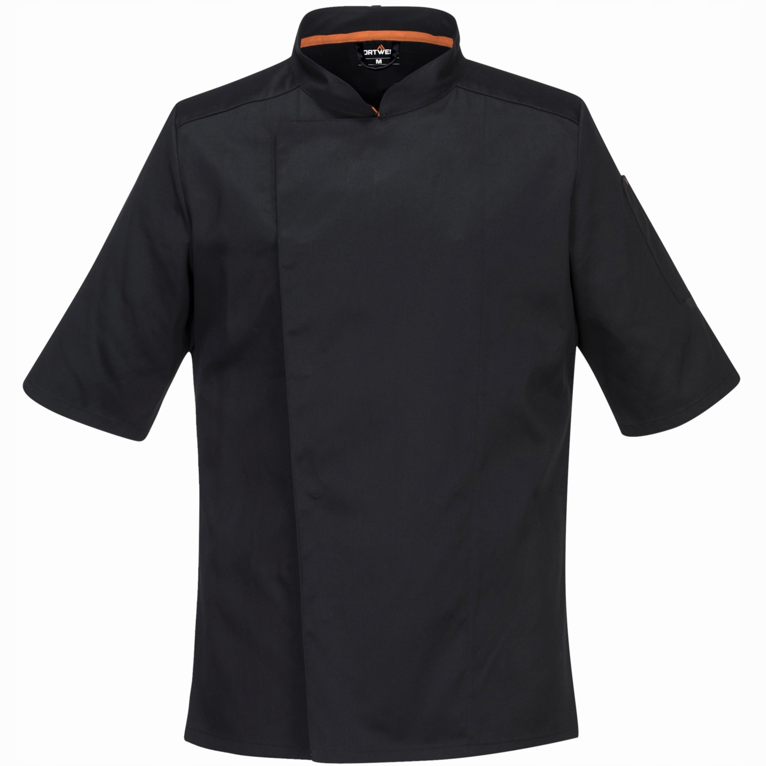 MeshAir Pro Short Sleeve Cooking Sweatshirt Black Chef's Apron L Manufacturer code C738