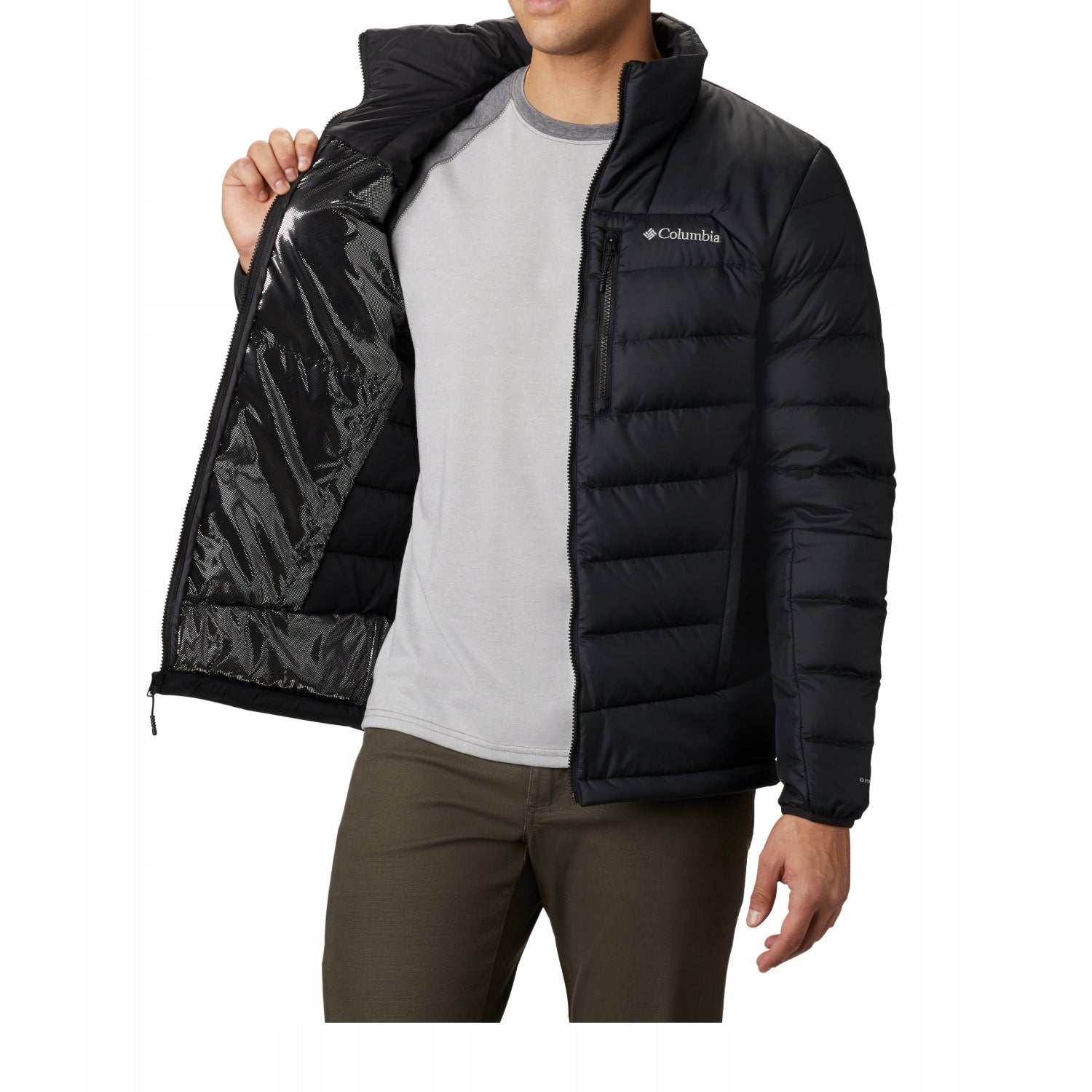 Jacke für Herren Columbia, schwarz 