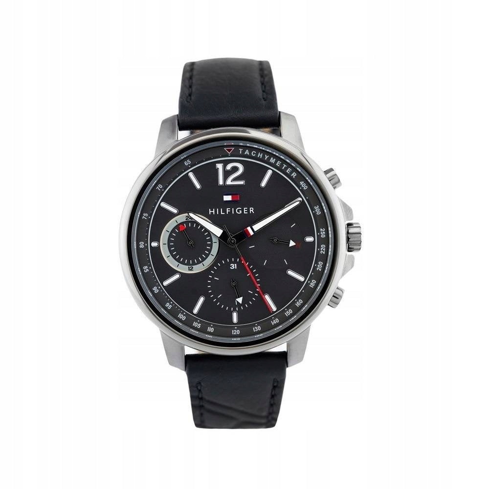 Tommy Hilfiger Herrenuhr Business 1791533, Schwarz 