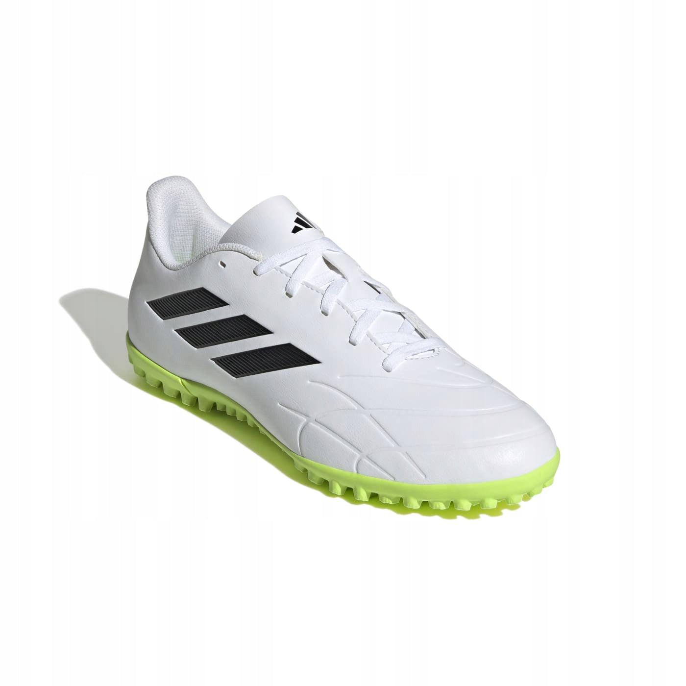 Fußballschuhe Adidas Copa Pure.4 TF, Größe 42, weiß/grün 