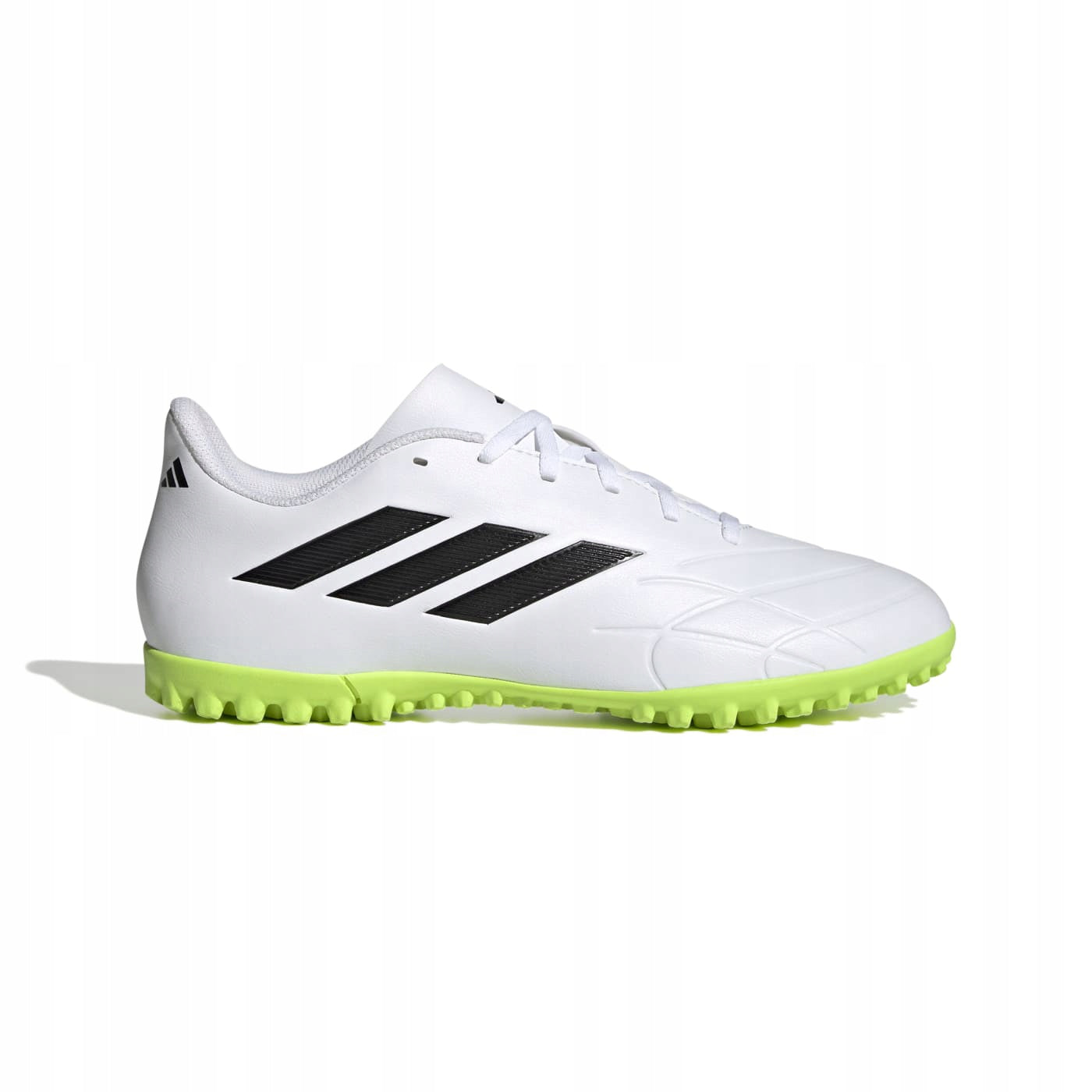 Fußballschuhe Adidas Copa Pure.4 TF, Größe 42, weiß/grün 