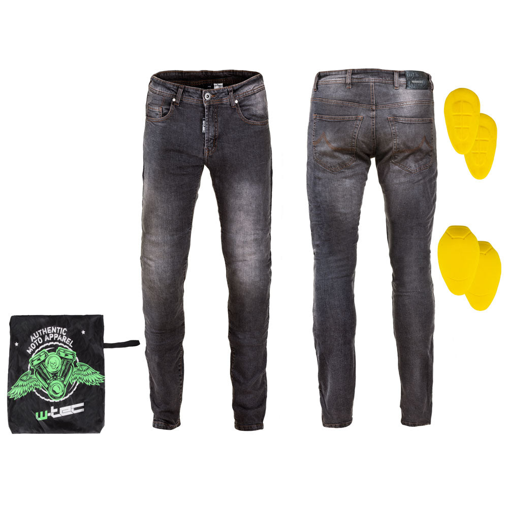 Herren-Motorradhose W-TEC Chancellor - Grau 6XL 