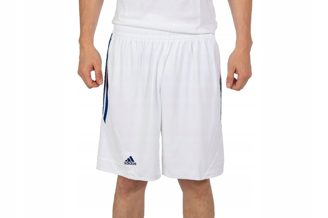 Shorts für Herren Adidas, weiß 