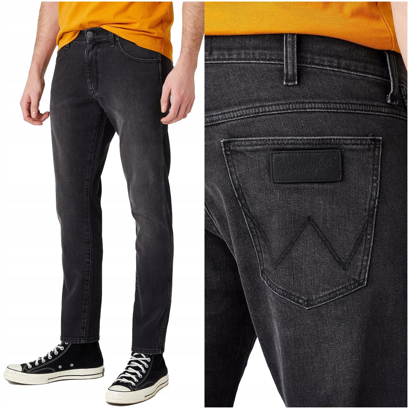 Jeans für Herren Wrangler W18SHT120, schwarz 