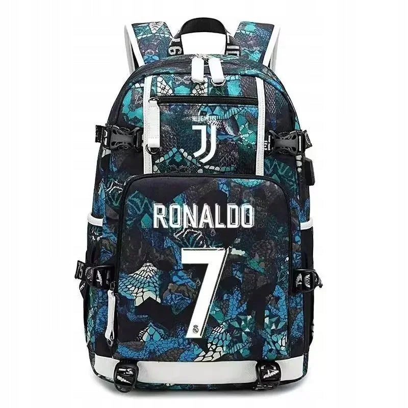 Messi C Ronaldo SCHOOL BACKPACK YOUTH SATCHEL ROOMY FOR Brand no brand
