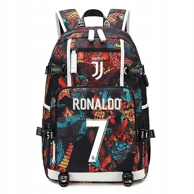 Messi C Ronaldo SCHOOL BACKPACK YOUTH SATCHEL ROOMY FOR