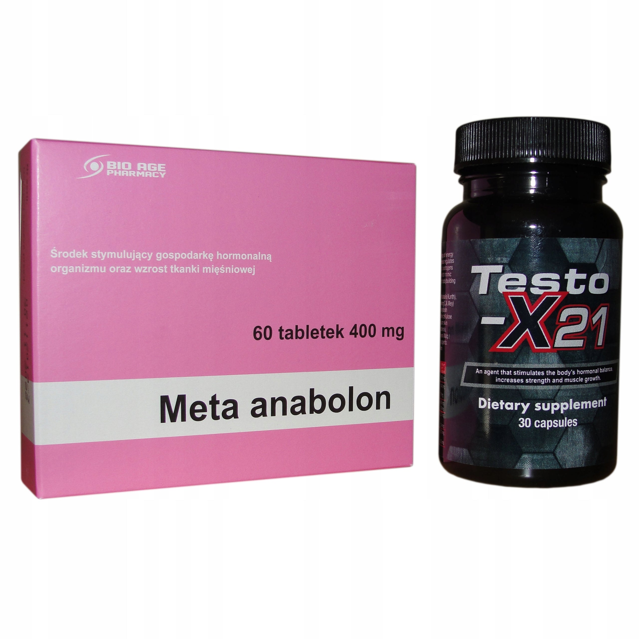 Meta Anbolone + Testo-x21 for muscle mass and strength building muscle mass