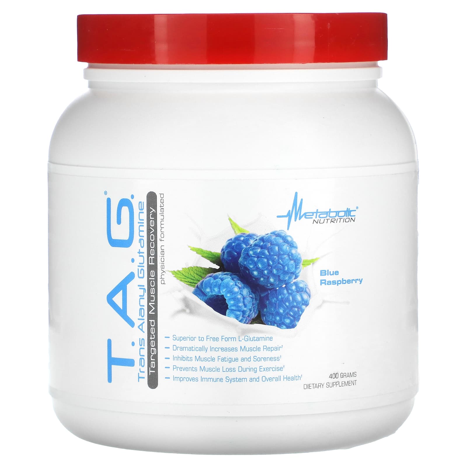 Metabolic Nutrition, TAG, blue raspberry, 400 g