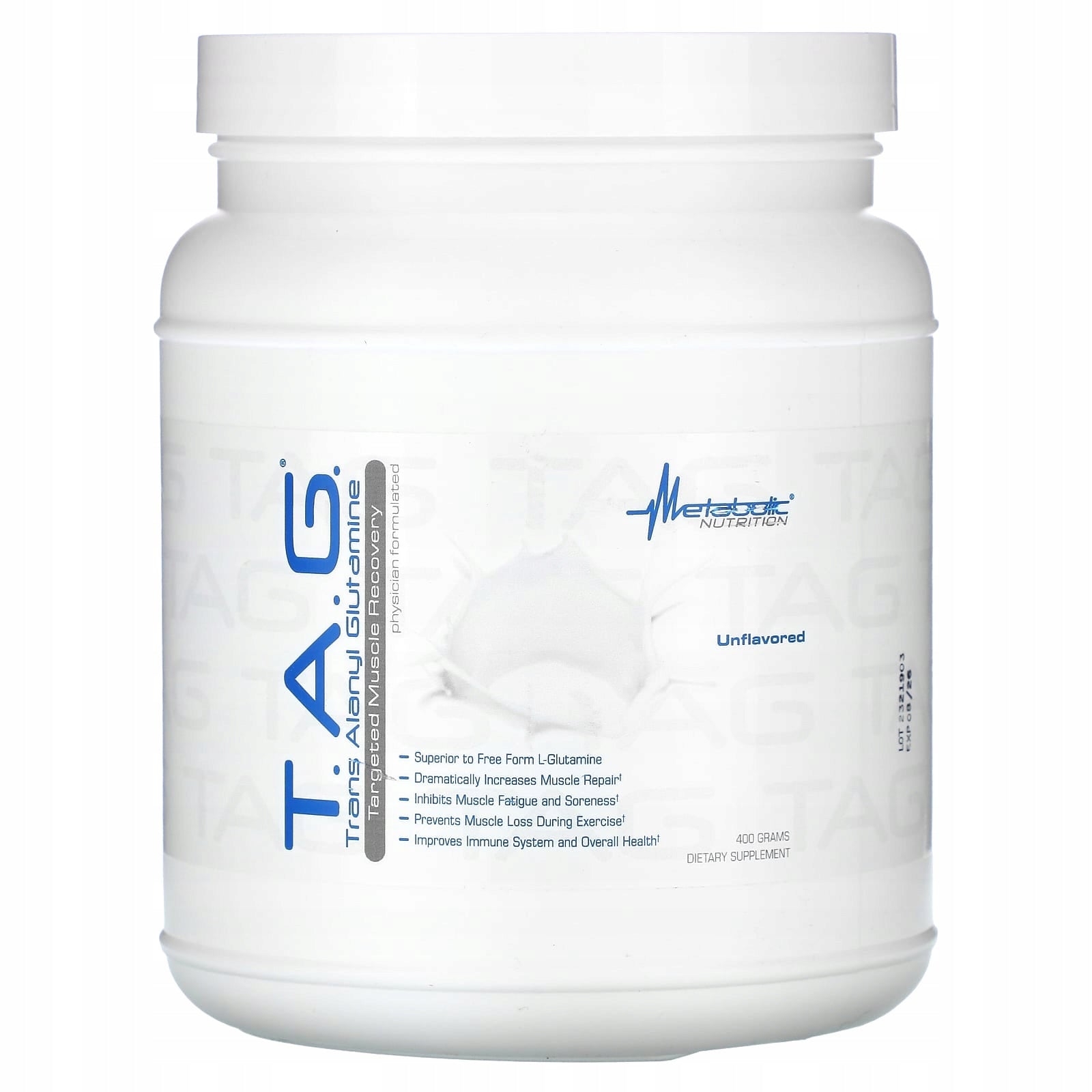 Metabolic Nutrition, TAG, non-flavoured, 400 g