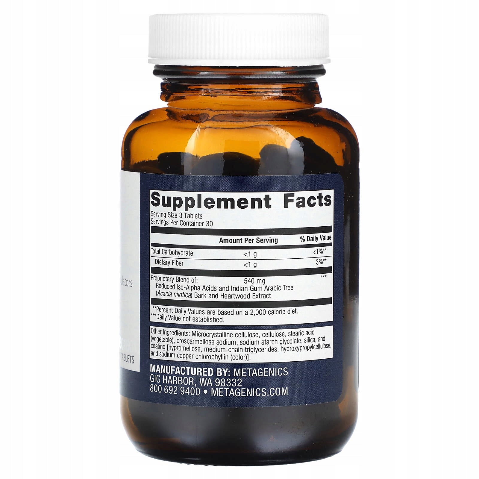 Metagenics, Insinase, 90 tablets Expiration date at least 3 months from the date of purchase