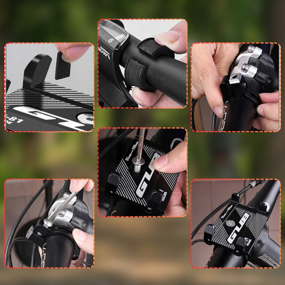 Metal Bicycle Phone Holder Bike Motorcycle Steering Wheel GUB Product weight with unit packaging 0.8 kg