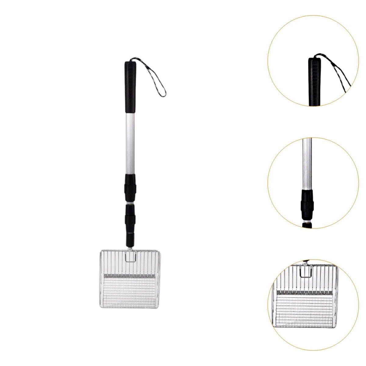 Metal Cats Litter Scoops Portable No Bending Back with Deep Shovels Silver Manufacturer code 02564073188