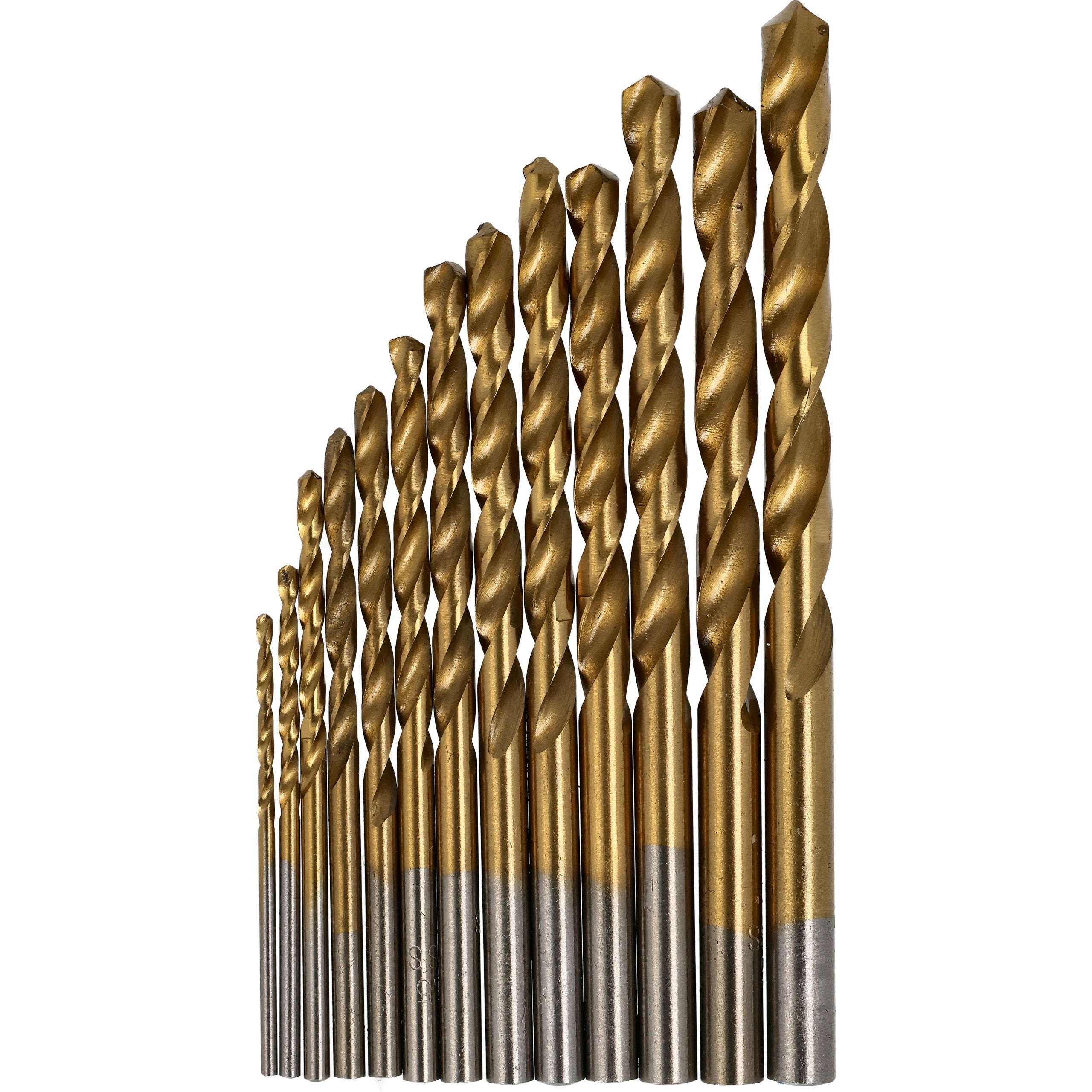 Metal Drill Bits Set 13pcs Titanium Plated 1.5-6.5mm Spiral HSS Set Drill bit type drill bit set