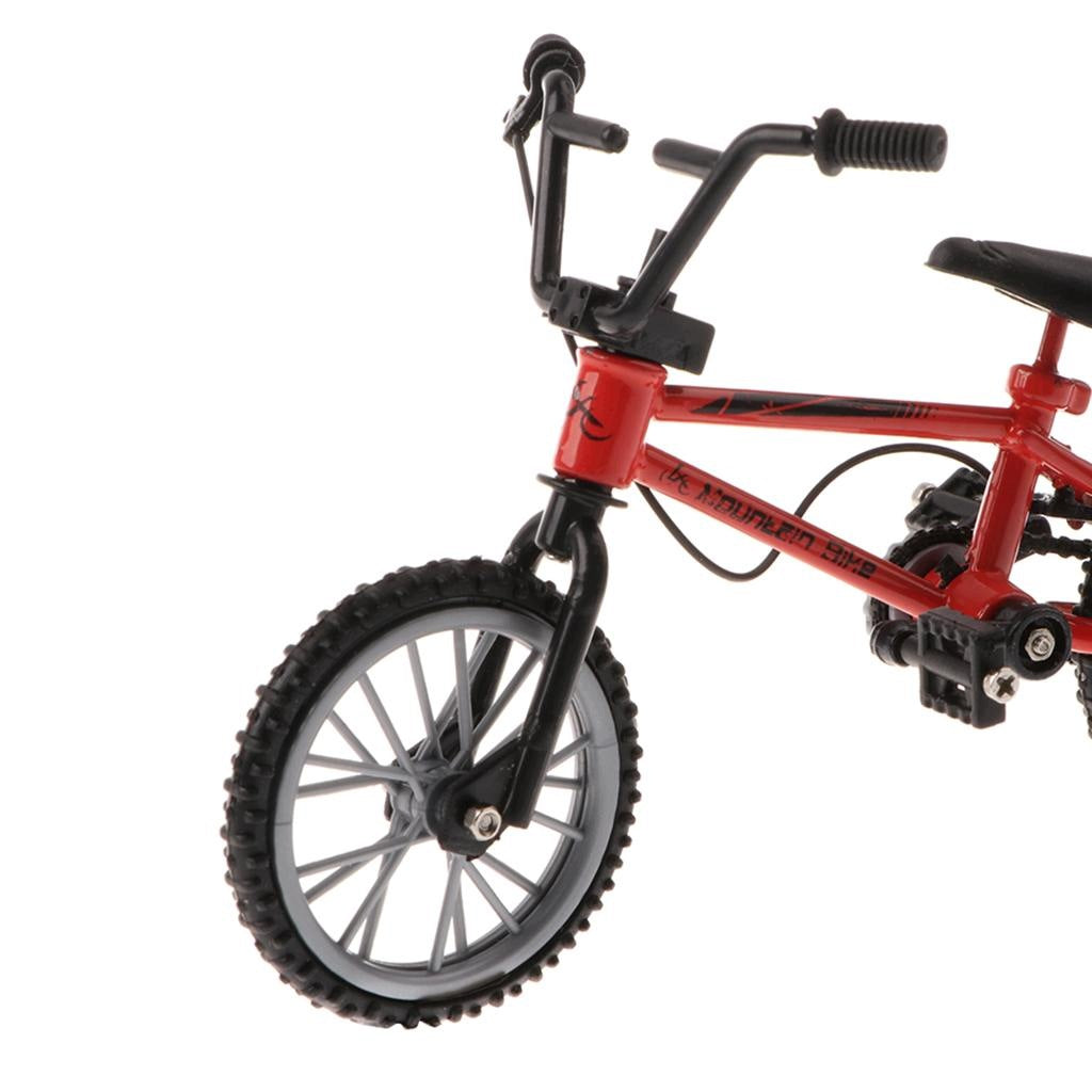 Metal Finger Bicycle Toy for Children Creative Tech Toy Gift Red Bike Model Brand no brand