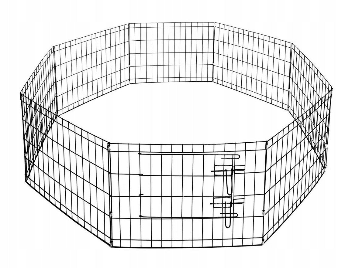 Metal Folding Rabbit Dog Playpen for Home Outdoor Farm Runway Manufacturer code Składany Kojec Wybieg dla Psa Szczeniąt 60cm