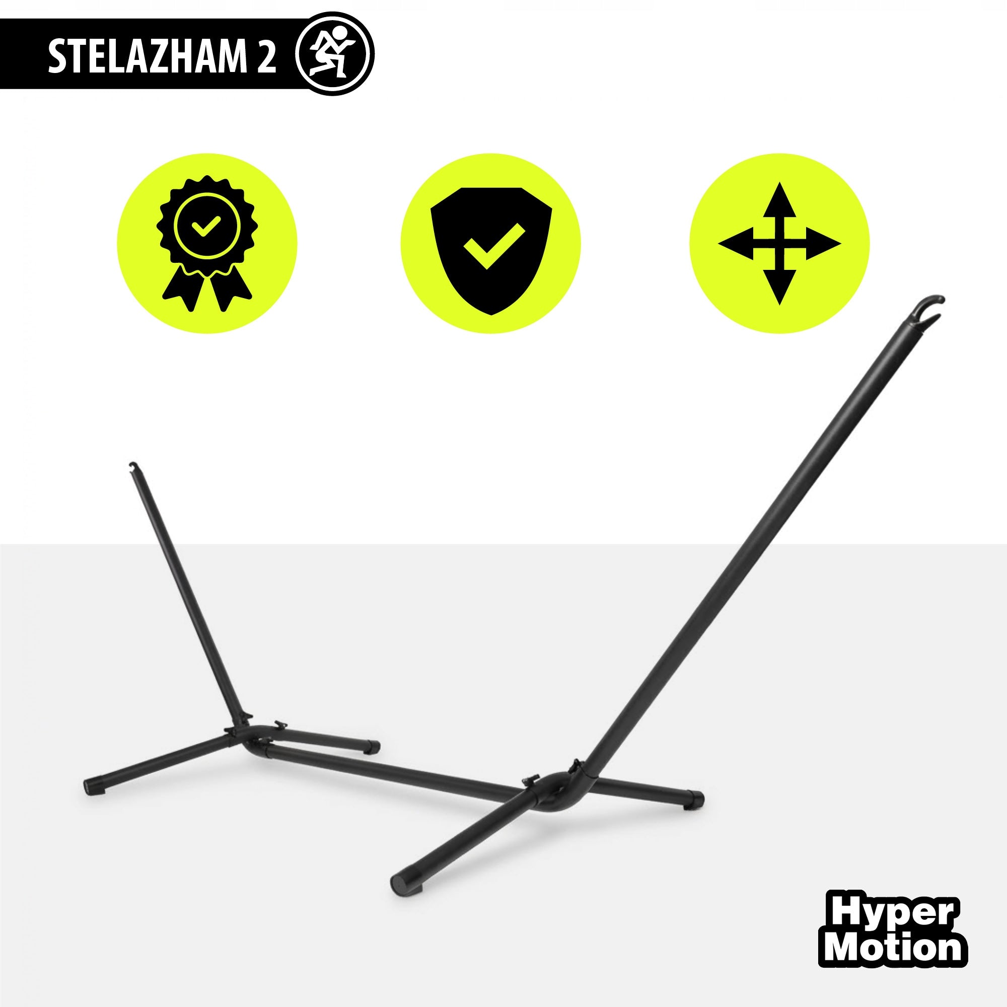 Metal Hammock Frame, Sturdy Garden Hammock Stand Packaging status original