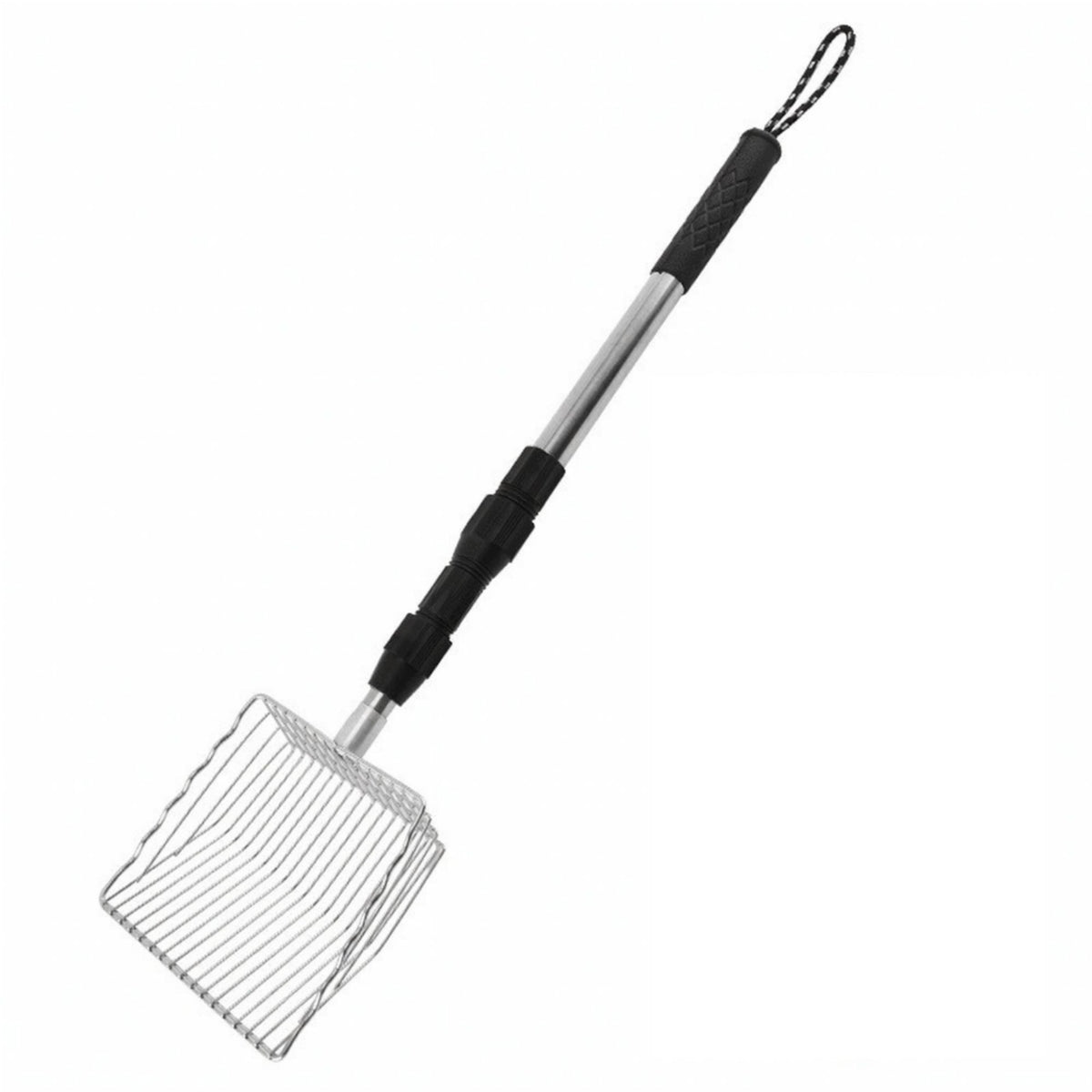 Metal Litter Sifter with Long Handle Adjustable for Chicken Coops