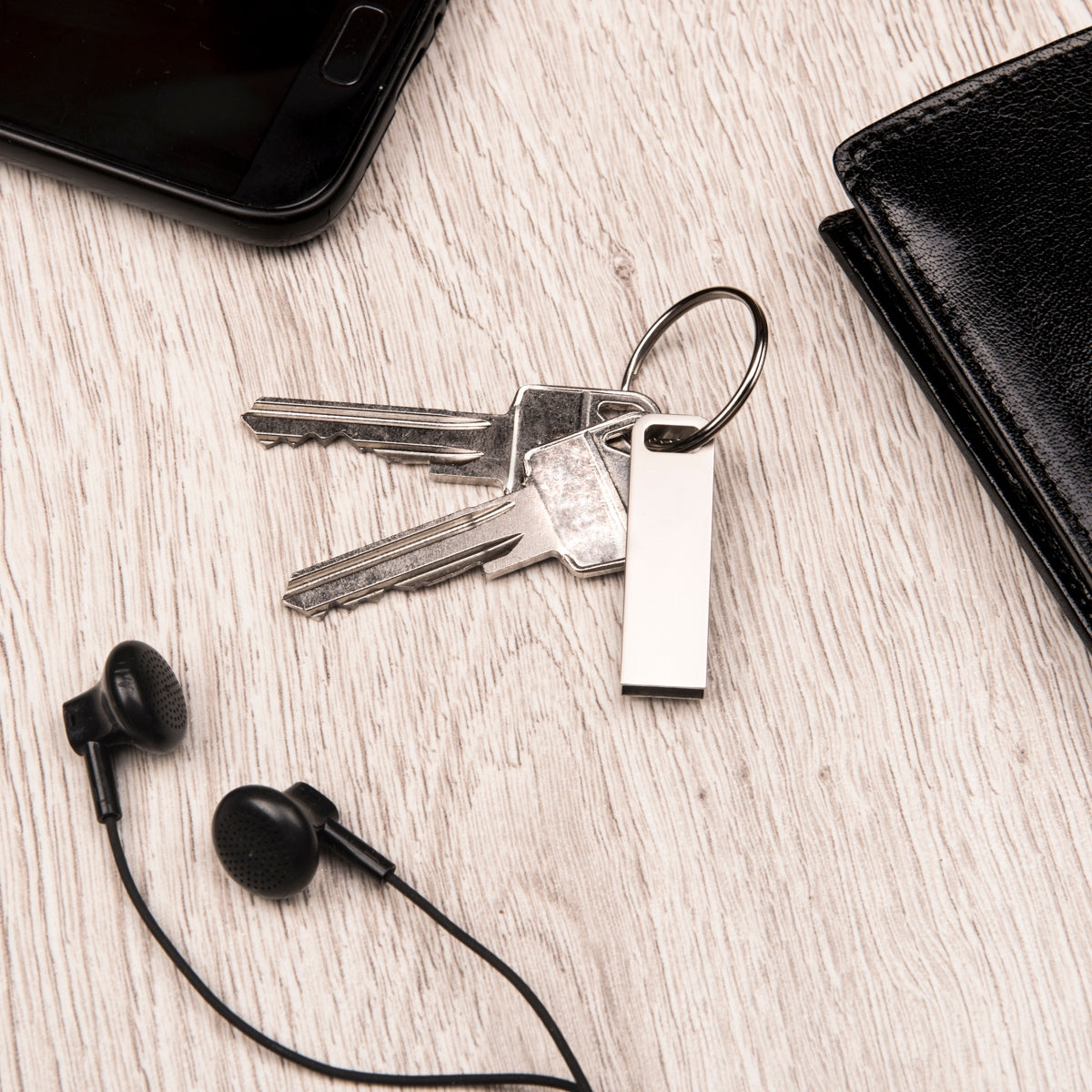 Metal Pendrive Mini 8 GB + Engraving Color silver