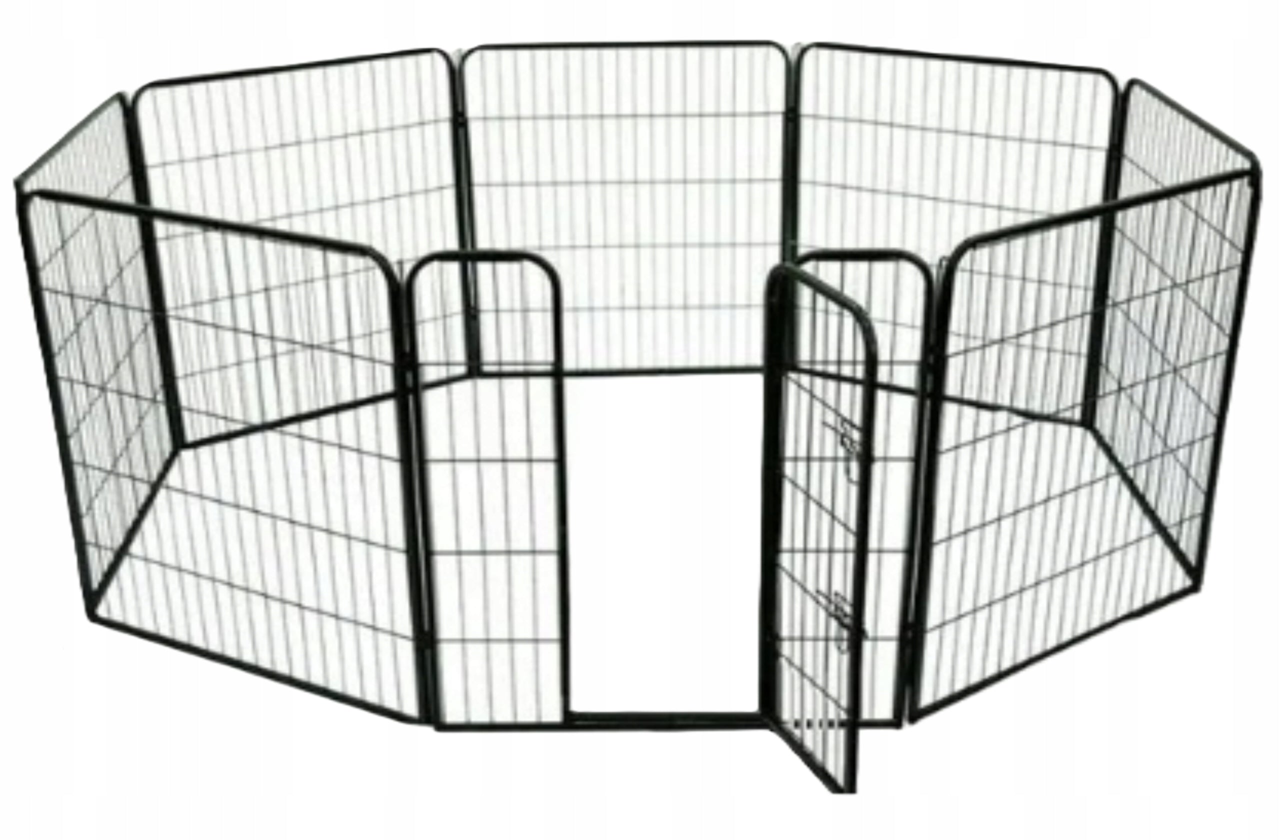 Metal Playpen Cage Cat Runway for Rabbit Cat Dog 60 x 80 cm WITHOUT THRESHOLD Brand no brand
