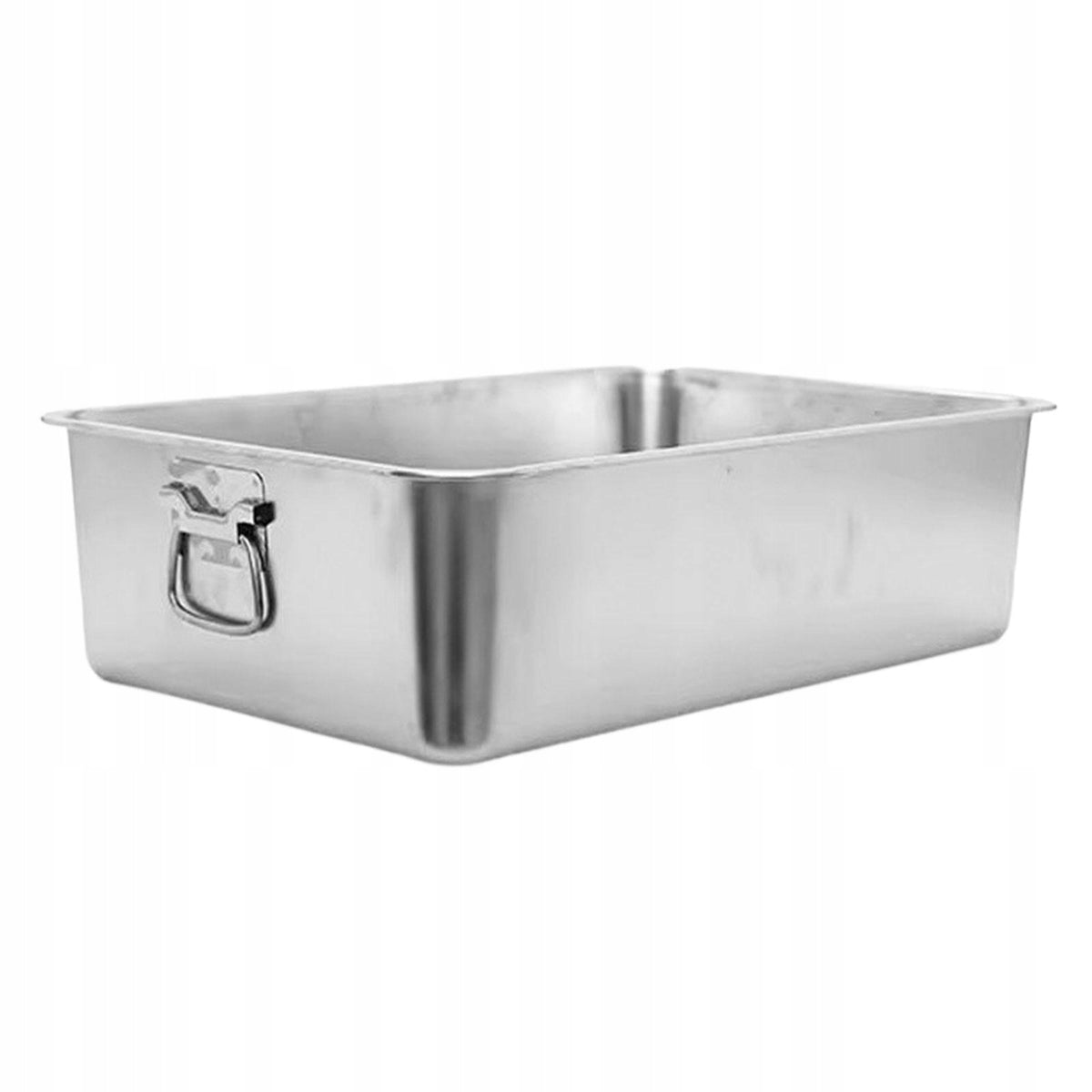 Metal Rustproof Cat Litter Box with Handle Multipurpose High 40cmx30cmx10cm Brand no brand
