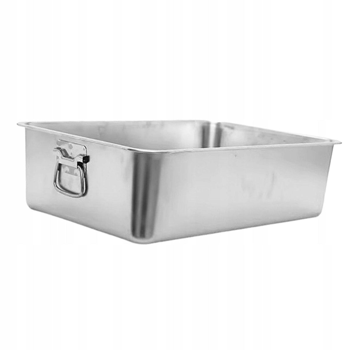 Metal Rustproof Cat Litter Box with Handle Multipurpose High 40cmx30cmx10cm