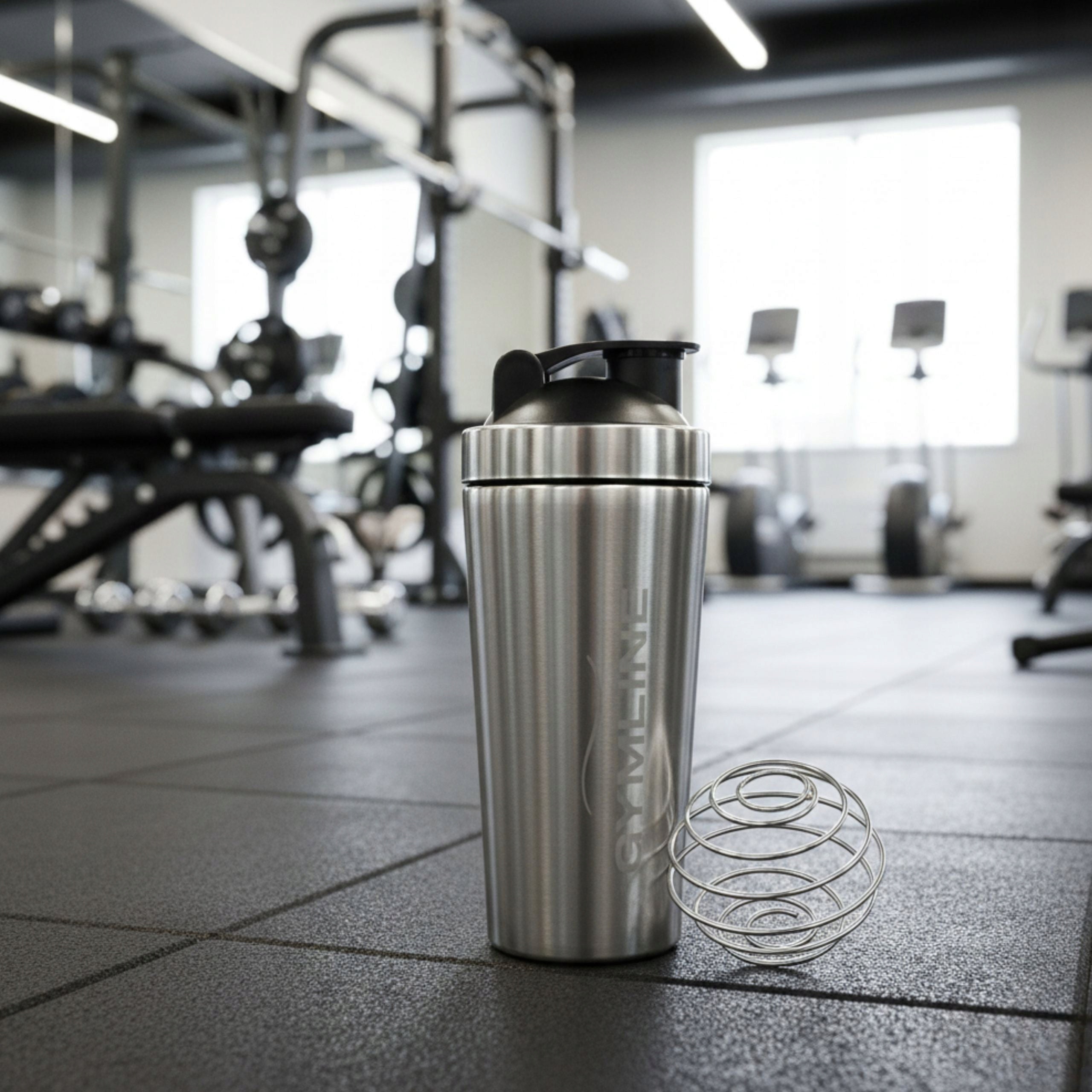 Metal Shaker for Protein Conditioners 700 ml Sports Steel for Gym Training Manufacturer code Shaker metalowy 700 ml