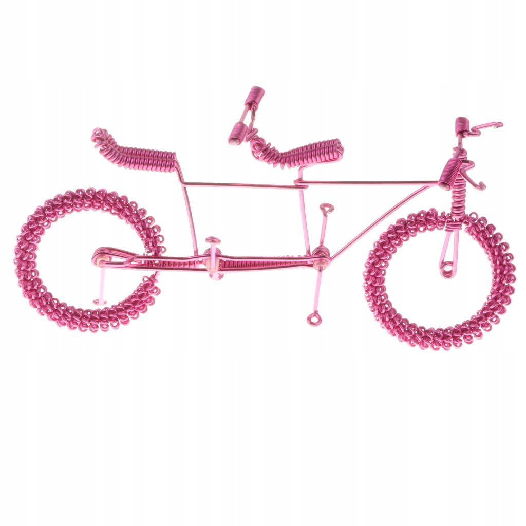 Metal Tandem Model home and desk Ornament Pink Packaging status original
