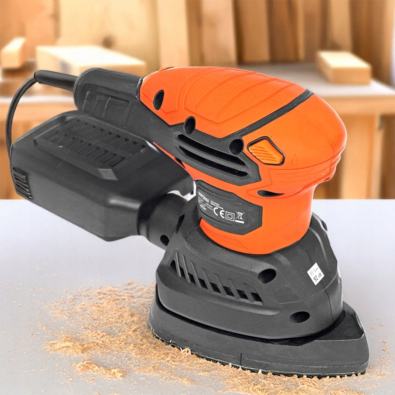 Metal Wood Eccentric Oscillating Grinder 4in1 + Dust Mask Brand Kraft