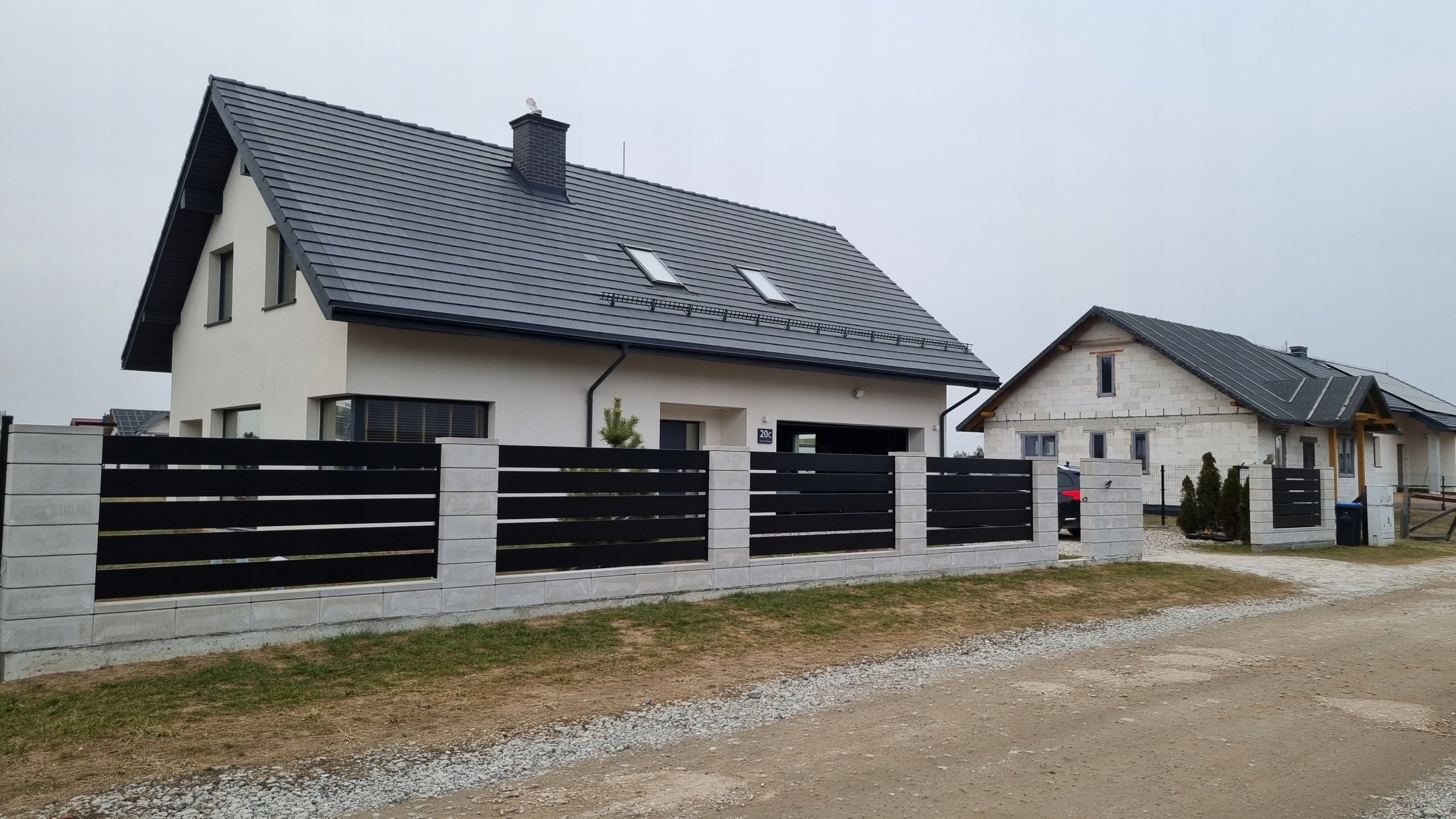 Metal bars profil 200x20 1,5mm painted for panel fence EAN (GTIN) 5902020699309