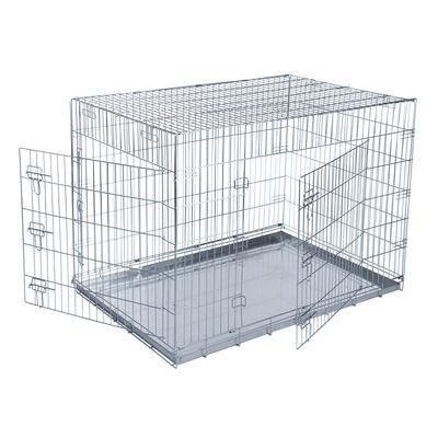 Metal cage Double Door 78 x 118 x 84 cm Length 118 cm