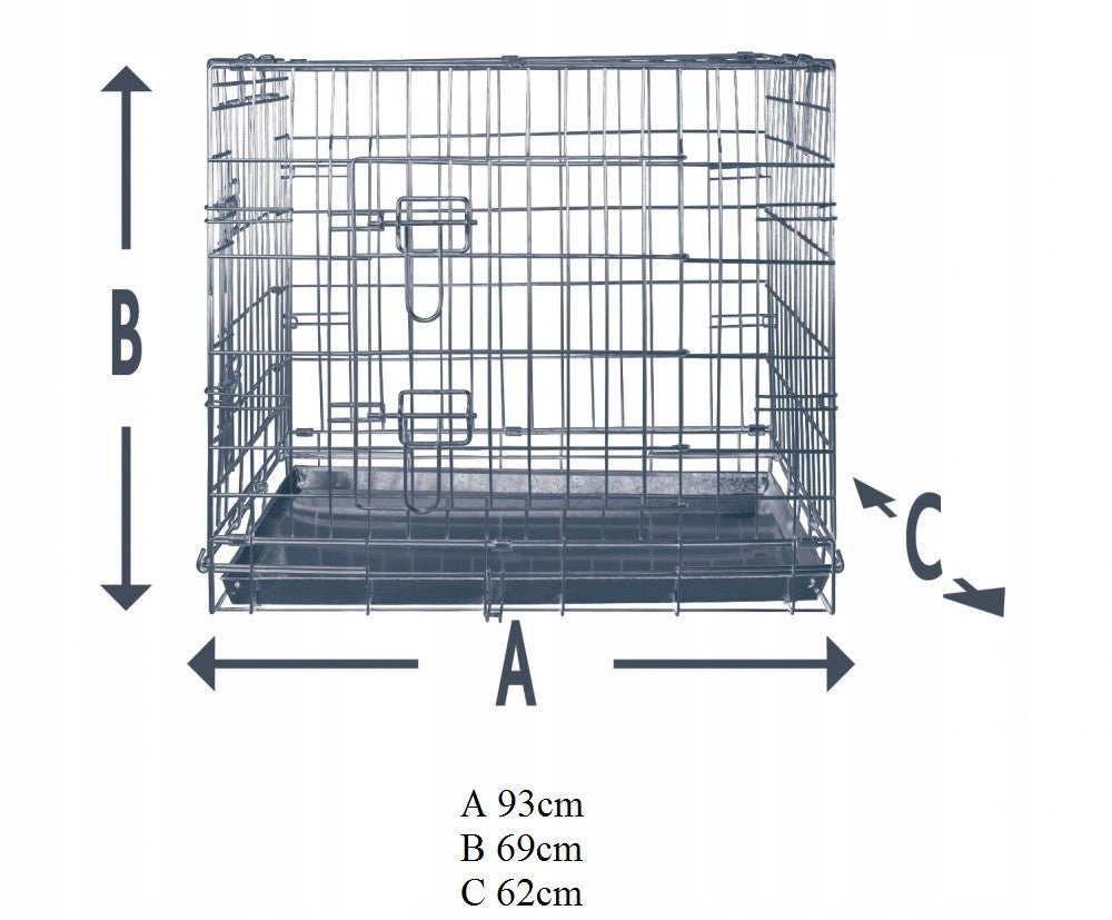 Metal cage Trixie large dog 62 x 93 x 69 cm Trade name Metalowa klatka kennelowa