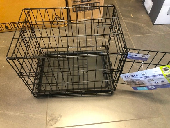 Metal cage playpen with floor for dog Mid West 58 x 35 x 41cm read description Brand no brand