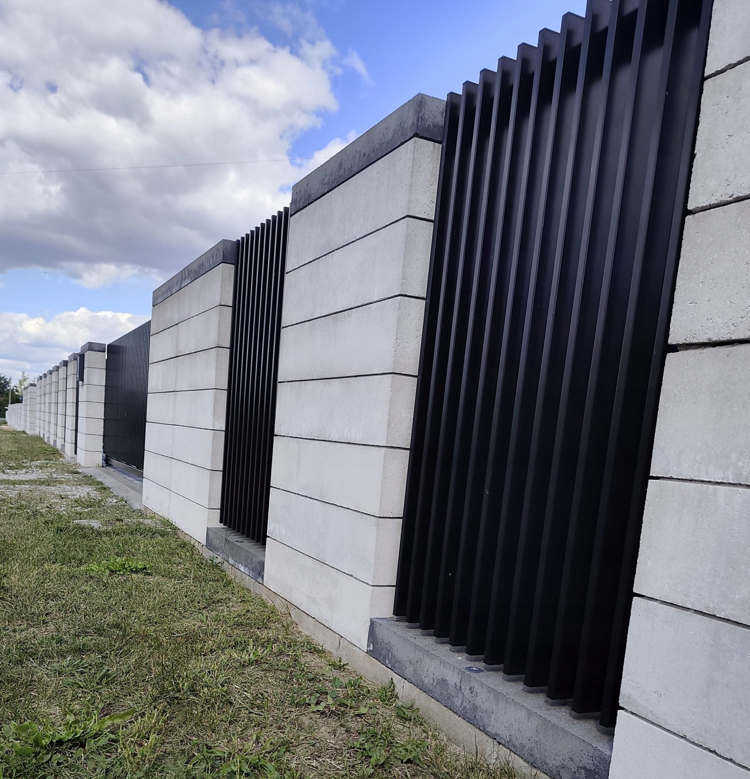 Metal comb bars 60x40 galvanized profiles fence span Brand no brand