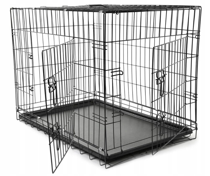 Metal dog cage 91x58x64cm Tresko Black Manufacturer code 4260613494931