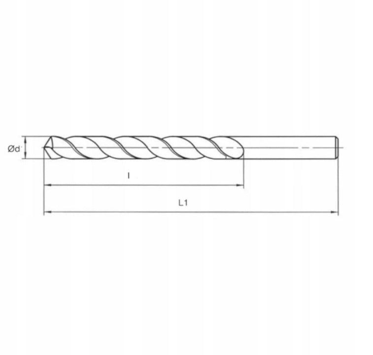 Metal drill bit 11,5 mm HSS M2/6542 DIN 388 - 1 piece Packaging status original